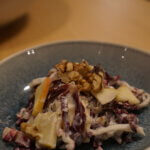 Apfel-Radicchio-Salat, gesund, Superfood, Winter, Nährstoffe, Immunsystem, einfach, schnell, Beilage, Mittagessen